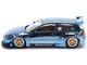 Pandem Civic EG6 RHD Right Hand Drive Blue Chrome 1/64 Diecast Model Car Pop Race PR640206