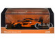 McLaren Senna GTR Orange Metallic with Carbon Hood and Black Top 1/64 Diecast Model Car CM Model CM64-SENNAGTR-04