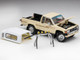 Toyota XtraCab SR5 4x4 Pickup Truck Beige with White Camper Shell DiecastTalk Exclusive Limited Edition to 1008 pieces Worldwide 1/64 Diecast Model Car GCD DTG0020-BEI