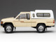 Toyota XtraCab SR5 4x4 Pickup Truck Beige with White Camper Shell DiecastTalk Exclusive Limited Edition to 1008 pieces Worldwide 1/64 Diecast Model Car GCD DTG0020-BEI