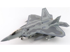 Lockheed F 22 Raptor Stealth Aircraft 09 4190 90th Fighter Squadron 100th Anniversary Elmendorf Air Base 2017 United States Air Force Air Power Series 1/72 Diecast Model Hobby Master HA2826
