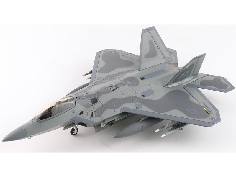Lockheed F 22 Raptor Stealth Aircraft 09 4190 90th Fighter Squadron 100th Anniversary Elmendorf Air Base 2017 United States Air Force Air Power Series 1/72 Diecast Model Hobby Master HA2826