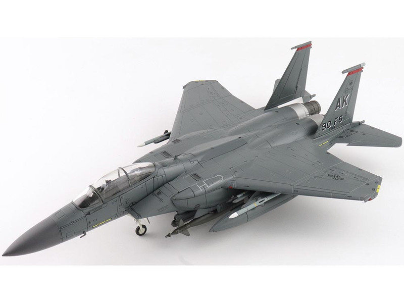 McDonnell Douglas F 15E Strike Eagle Fighter Aircraft 88 0705 90th Fighter Squadron Commanding Officer s Jet 2005 United States Air Force Air Power Series 1/72 Diecast Model Hobby Master HA4576
