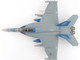 Boeing EA 18G Growler Aircraft 168256 VAQ 139 Cougars 2025 United States Navy Air Power Series 1/72 Diecast Model Hobby Master HA5160