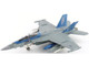 Boeing EA 18G Growler Aircraft 168256 VAQ 139 Cougars 2025 United States Navy Air Power Series 1/72 Diecast Model Hobby Master HA5160