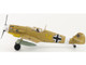 Messerschmitt Bf 109F 4 Fighter Aircraft Marseille Yellow 14 3 JG27 Egypt 1942 German Luftwaffe Air Power Series 1/48 Diecast Model Hobby Master HA8766