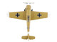 Messerschmitt Bf 109F 4 Fighter Aircraft Marseille Yellow 14 3 JG27 Egypt 1942 German Luftwaffe Air Power Series 1/48 Diecast Model Hobby Master HA8766