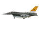 Lockheed F 16CM Fighting Falcon Fighter Aircraft 91 0379 Tiger Tiger 1 79th Fighter Squadron Shaw Air Force Base 2023 United States Air Force Air Power Series 1/72 Diecast Model Hobby Master HA38066