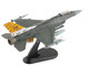 Lockheed F 16CM Fighting Falcon Fighter Aircraft 91 0379 Tiger Tiger 1 79th Fighter Squadron Shaw Air Force Base 2023 United States Air Force Air Power Series 1/72 Diecast Model Hobby Master HA38066