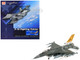 Lockheed F 16CM Fighting Falcon Fighter Aircraft 91 0379 Tiger Tiger 1 79th Fighter Squadron Shaw Air Force Base 2023 United States Air Force Air Power Series 1/72 Diecast Model Hobby Master HA38066