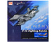 Lockheed F 16CM Fighting Falcon Fighter Aircraft 91 0379 Tiger Tiger 1 79th Fighter Squadron Shaw Air Force Base 2023 United States Air Force Air Power Series 1/72 Diecast Model Hobby Master HA38066