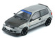 Honda Civic EG6 RHD Right Hand Drive Raw Metal with Carbon Hood with Alternates 1/64 Diecast Model Car BM Creations 64B0492