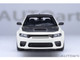 Dodge Charger SRT Hellcat Redeye Knuckle White with Matt Black Hood and Top 1/18 Model Car Autoart 71751 Dodge Charger SRT Hellcat Redeye Knuckle White with Matt Black Hood and Top 1/18 Model Car Autoart 71751