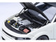 Dodge Charger SRT Hellcat Redeye Knuckle White with Matt Black Hood and Top 1/18 Model Car Autoart 71751