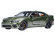 Dodge Charger SRT Hellcat Redeye F8 Green Metallic with Matt Black Top 1/18 Model Car Autoart 71752