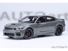Dodge Charger Scat Pack Widebody Destroyer Gray 1/18 Model Car Autoart 71756
