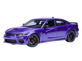 Dodge Charger Scat Pack Widebody Plum Crazy Purple Metallic 1/18 Model Car Autoart 71757