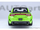 Dodge Charger Scat Pack Widebody Sublime Green with Matt Black Hood and Top 1/18 Model Car Autoart 71758