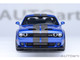 2022 Dodge Challenger SRT Jailbreak Indigo Blue Metallic with Carbon Stripes 1/18 Model Car Autoart 71763