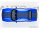 2022 Dodge Challenger SRT Jailbreak Indigo Blue Metallic with Carbon Stripes 1/18 Model Car Autoart 71763