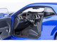 2022 Dodge Challenger SRT Jailbreak Indigo Blue Metallic with Carbon Stripes 1/18 Model Car Autoart 71763