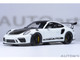 Porsche 911 991 2 GT3 RS Weissach Package White with Carbon Hood and Top 1/18 Model Car Autoart 78176