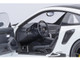 Porsche 911 991 2 GT3 RS Weissach Package White with Carbon Hood and Top 1/18 Model Car Autoart 78176