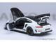 Porsche 911 991 2 GT3 RS Weissach Package White with Carbon Hood and Top 1/18 Model Car Autoart 78176