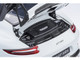 Porsche 911 991 2 GT3 RS Weissach Package White with Carbon Hood and Top 1/18 Model Car Autoart 78176
