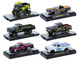 Auto Meets Set of 6 Cars IN DISPLAY CASES Release S60 Limited Edition 1/64 Diecast Model Car M2 Machines 32600-S60