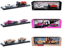 Auto Haulers Set of 3 Trucks Release 95 Limited Edition to 6000 pieces Worldwide 1/64 Diecast Models M2 Machines 36000-95