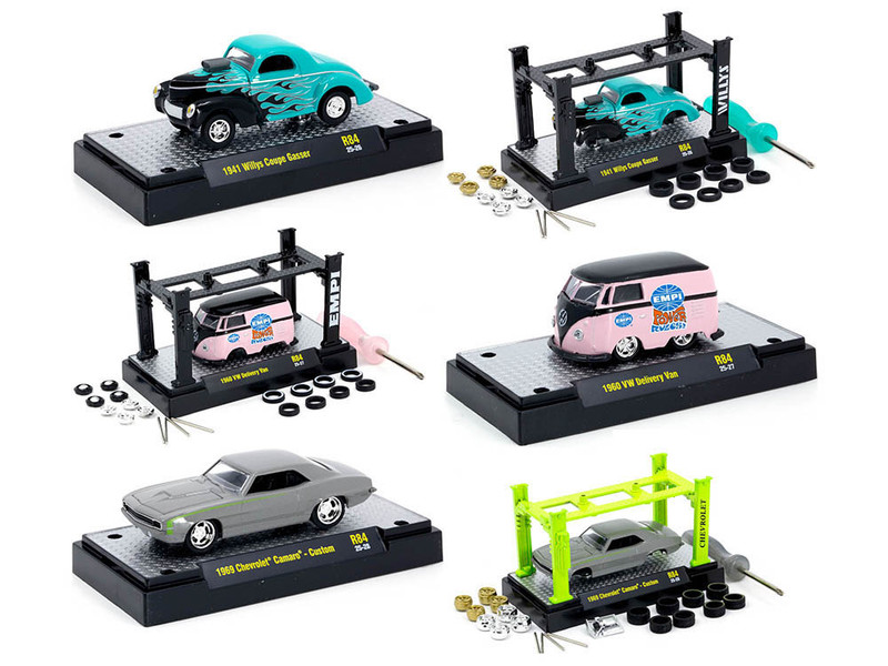 Model Kit 3 piece Car Set Release 84 Limited Edition to 6000 pieces Worldwide 1/64 Diecast Model Cars M2 Machines 37000-84
