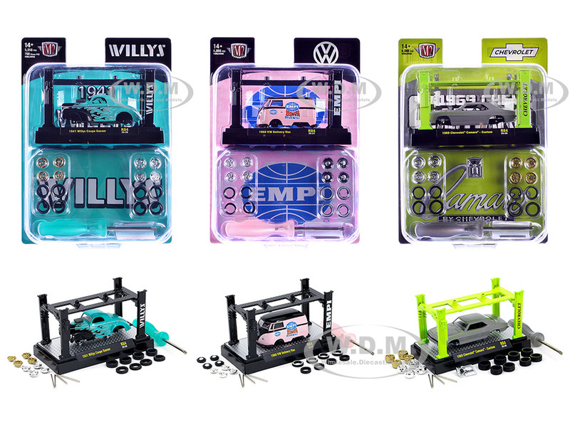 Model Kit 3 piece Car Set Release 84 Limited Edition to 6000 pieces Worldwide 1/64 Diecast Model Cars M2 Machines 37000-84