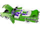 1957 Chevrolet Bel Air Convertible Green Metallic with Flame Graphics and Purple and White Interior Limited Edition to 4050 pieces Worldwide 1/24 Diecast Model Car M2 Machines 40300-139A 1957 Chevrolet Bel Air Convertible Green Metallic with Flame Graphics and Purple and White Interior Limited Edition to 4050 pieces Worldwide 1/24 Diecast Model Car M2 Machines 40300-139A