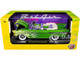 1957 Chevrolet Bel Air Convertible Green Metallic with Flame Graphics and Purple and White Interior Limited Edition to 4050 pieces Worldwide 1/24 Diecast Model Car M2 Machines 40300-139A 1957 Chevrolet Bel Air Convertible Green Metallic with Flame Graphics and Purple and White Interior Limited Edition to 4050 pieces Worldwide 1/24 Diecast Model Car M2 Machines 40300-139A