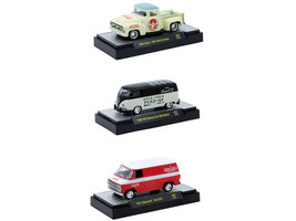 Coca Cola Set of 3 pieces Release 62 Limited Edition to 8000 pieces Worldwide 1/64 Diecast Model Cars M2 Machines 52500-A62