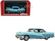 1956 Mercury Montclair Phaeton Lauderdale Blue and Niagara Blue with Blue Interior Limited Edition to 200 pieces Worldwide 1/43 Model Car Goldvarg Collection GC-086B