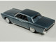 1962 Lincoln Continental Oxford Gray Metallic with Blue Interior Limited Edition to 200 pieces Worldwide 1/43 Model Car Goldvarg Collection GC-088A