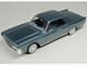 1962 Lincoln Continental Oxford Gray Metallic with Blue Interior Limited Edition to 200 pieces Worldwide 1/43 Model Car Goldvarg Collection GC-088A