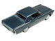 1962 Lincoln Continental Oxford Gray Metallic with Blue Interior Limited Edition to 200 pieces Worldwide 1/43 Model Car Goldvarg Collection GC-088A
