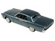 1962 Lincoln Continental Oxford Gray Metallic with Blue Interior Limited Edition to 200 pieces Worldwide 1/43 Model Car Goldvarg Collection GC-088A