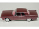 1962 Lincoln Continental Royal Red Metallic with Red Interior Limited Edition to 200 pieces Worldwide 1/43 Model Car Goldvarg Collection GC-088B