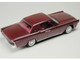 1962 Lincoln Continental Royal Red Metallic with Red Interior Limited Edition to 200 pieces Worldwide 1/43 Model Car Goldvarg Collection GC-088B