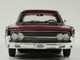 1962 Lincoln Continental Royal Red Metallic with Red Interior Limited Edition to 200 pieces Worldwide 1/43 Model Car Goldvarg Collection GC-088B