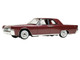 1962 Lincoln Continental Royal Red Metallic with Red Interior Limited Edition to 200 pieces Worldwide 1/43 Model Car Goldvarg Collection GC-088B