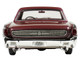 1962 Lincoln Continental Royal Red Metallic with Red Interior Limited Edition to 200 pieces Worldwide 1/43 Model Car Goldvarg Collection GC-088B