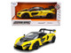 McLaren Senna 8 PAS Racing Yellow Metallic with Black Top Hyper Spec Series 1/24 Diecast Model Car Jada 36484