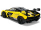 McLaren Senna 8 PAS Racing Yellow Metallic with Black Top Hyper Spec Series 1/24 Diecast Model Car Jada 36484