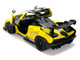 McLaren Senna 8 PAS Racing Yellow Metallic with Black Top Hyper Spec Series 1/24 Diecast Model Car Jada 36484