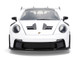 Porsche 911 GT3 RS 992 #12 White with Blue Stripes and Carbon Top Hyper Spec Series 1/24 Diecast Model Car Jada 36494